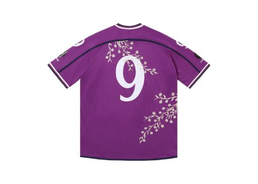 Supreme Floral Soccer Jersey Purple