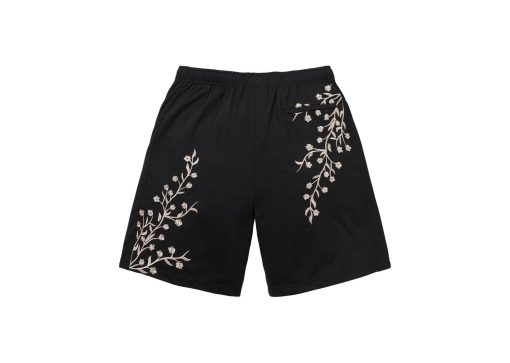 Supreme Floral Soccer Short Black
