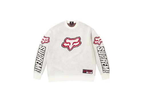 Supreme Fox Racing Sweater White