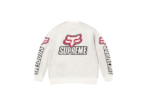 Supreme Fox Racing Sweater White