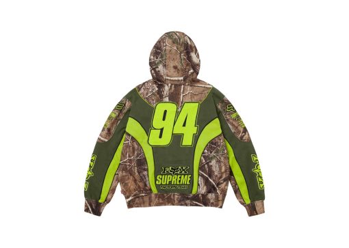 Supreme Fox Racing Zip Up Hooded Sweatshirt Realtree Hardwoods Camo