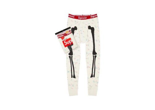Supreme Hanes Bones Thermal Pant FW25 Floral