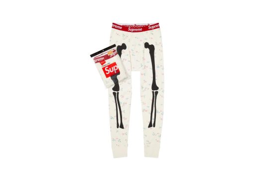 Supreme Hanes Bones Thermal Pant FW25 Floral