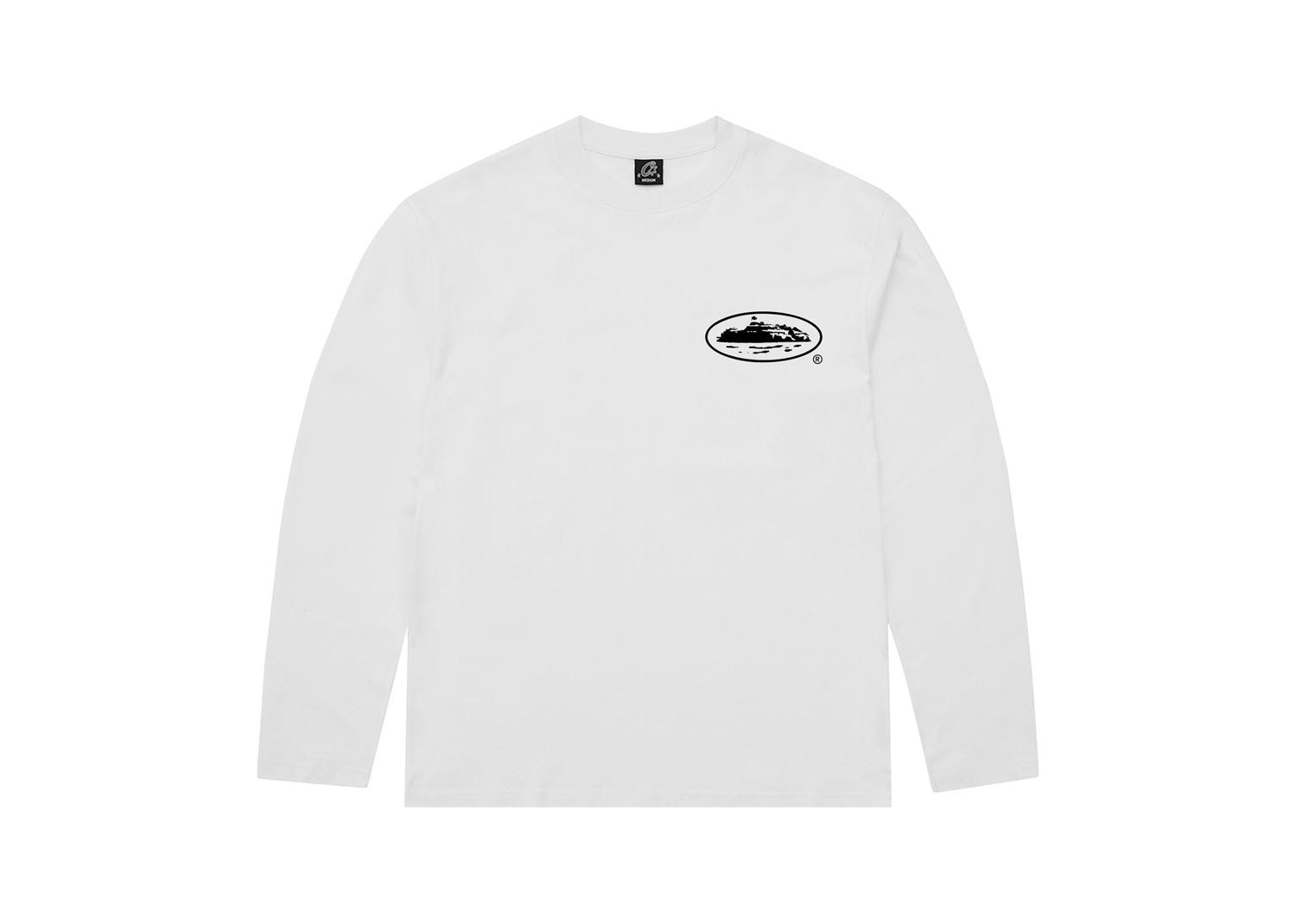 Corteiz OG Island LS Tee White