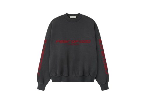 Fear of God Essentials Chicago Heavy Fleece Cropped Sweatshirt Iron Grey