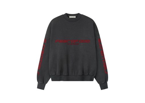 Fear of God Essentials Chicago Heavy Fleece Cropped Sweatshirt Iron Grey