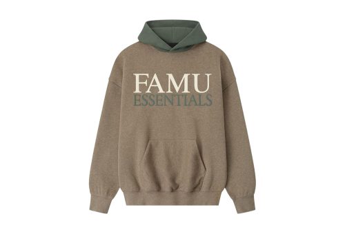 Fear of God Essentials FAMU Sport Hoodie Homestead HeatherBalsam Green