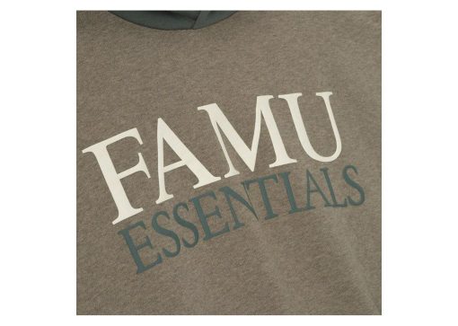 Fear of God Essentials FAMU Sport Hoodie Homestead HeatherBalsam Green