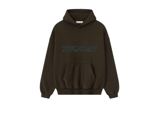 Fear of God Essentials Heavy Fleece 90's Hoodie Brown
