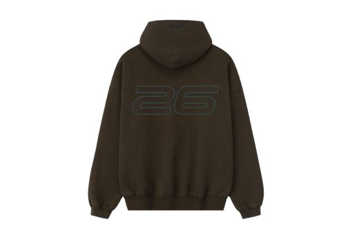 Fear of God Essentials Heavy Fleece 90's Hoodie Brown