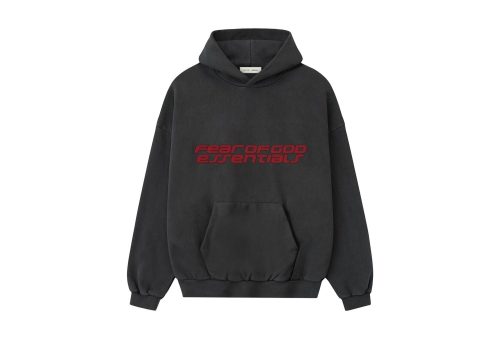 Fear of God Essentials Heavy Fleece 90's Hoodie Iron Grey