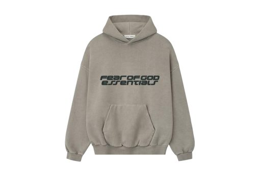 Fear of God Essentials Heavy Fleece 90's Hoodie Smoke Grey