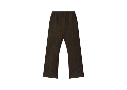 Fear of God Essentials Suede Fleece Flare Pant Brown