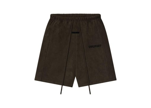 Fear of God Essentials Suede Fleece Relaxed Short Brown