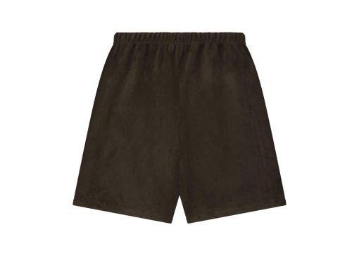 Fear of God Essentials Suede Fleece Relaxed Short Brown
