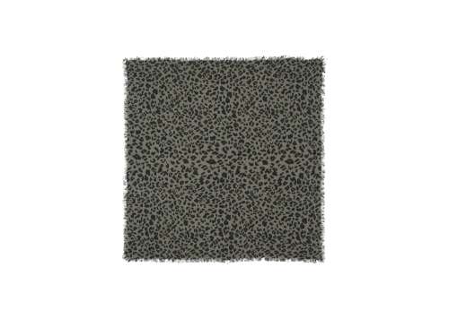 Kujten Grand Bandana Hachiko Leopard Kaki Chiné