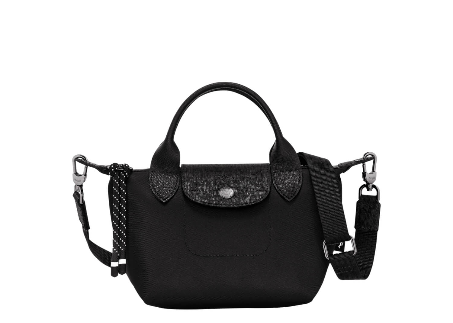 Longchamp Le Pliage Energy XS Canvas Black Handbag