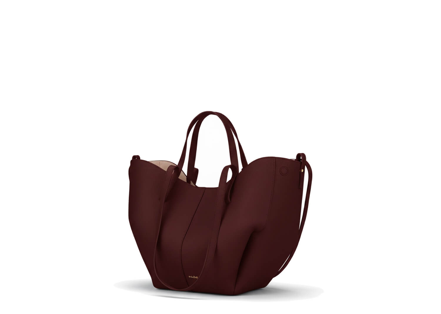 Polene Cyme Mini Edition Textured Black Cherry