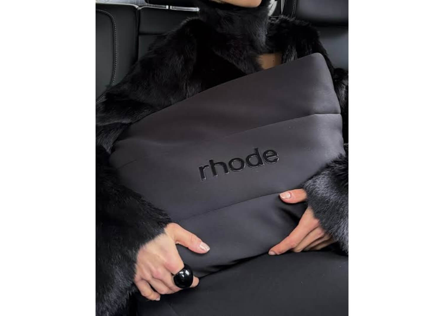 Rhode Oversized Bubble Bag Black – Large | RHD-BUBBLE-BLK25