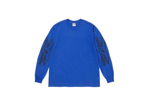 Supreme ANTIHERO Eagle LS Tee Blue
