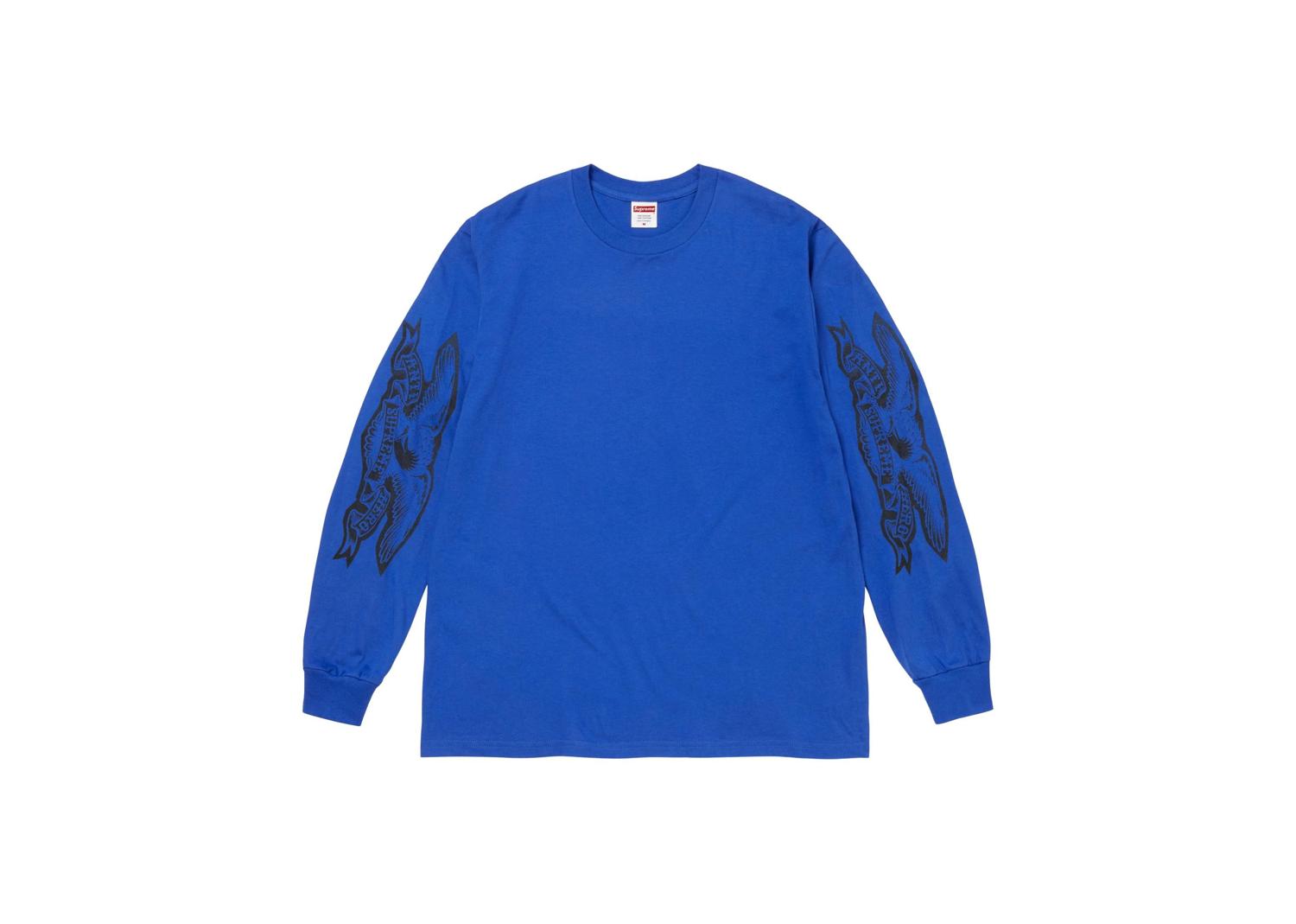 Supreme ANTIHERO Eagle LS Tee Blue