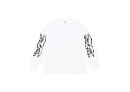 Supreme ANTIHERO Eagle LS Tee White