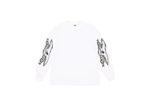 Supreme ANTIHERO Eagle LS Tee White