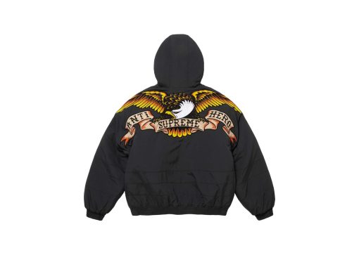 Supreme ANTIHERO Stadium Jacket Black