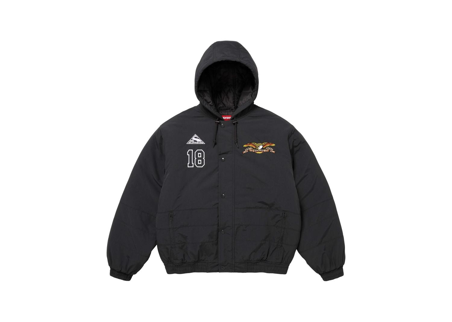 Supreme ANTIHERO Stadium Jacket Black
