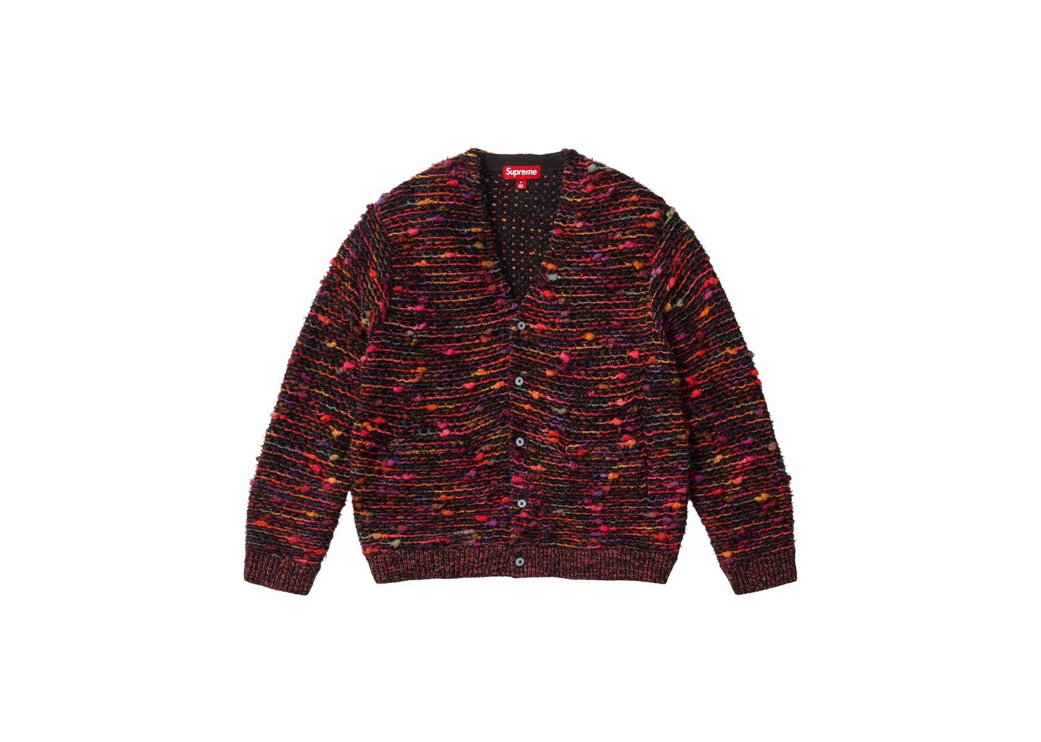 Supreme Textured Cardigan Orange
