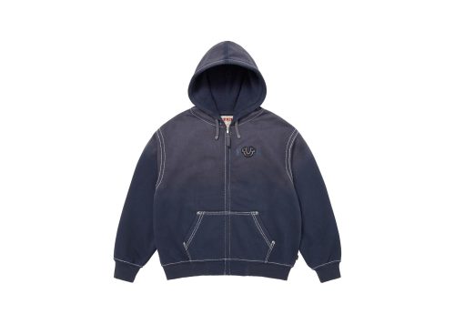 Supreme True Religion Zip Up Hooded Sweatshirt Navy