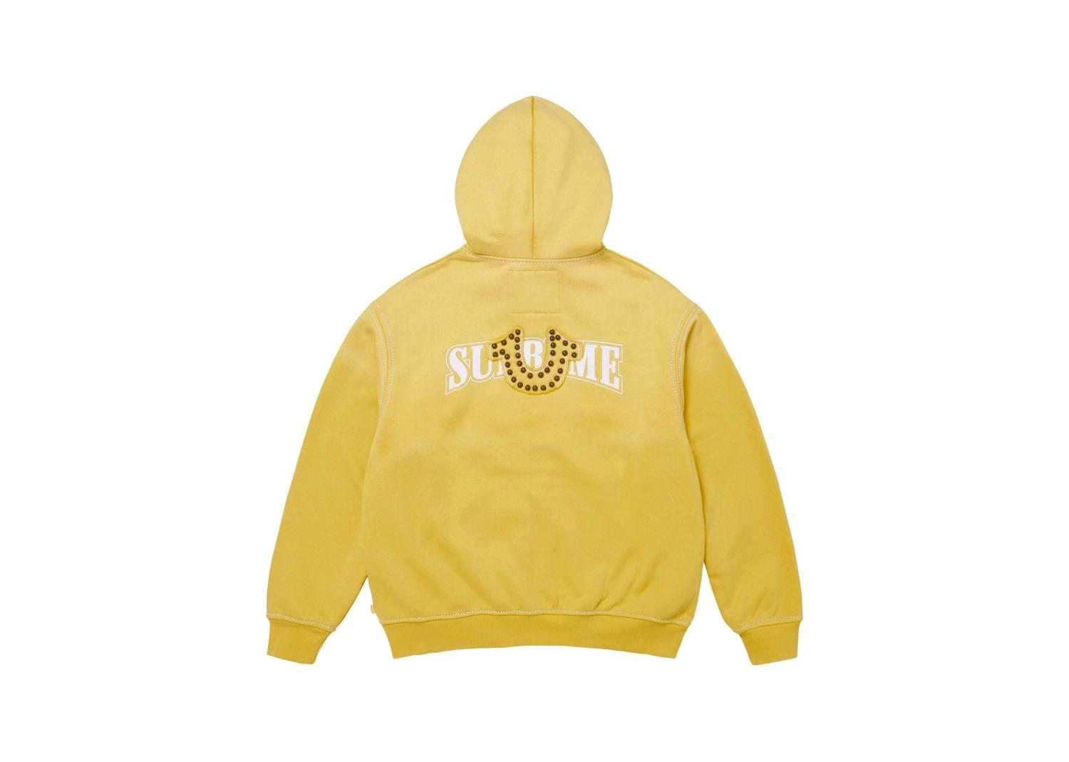 Supreme True Religion Zip Up Hooded Sweatshirt (FW25) Yellow