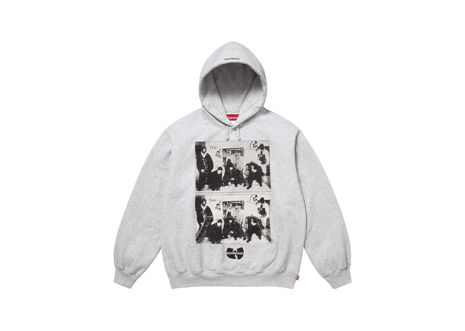 Supreme Wu-Tang Clan Hooded Sweatshirt Heather Grey