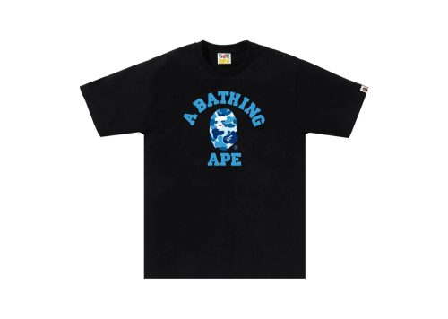 BAPE ABC Camo College Tee BlackBlue