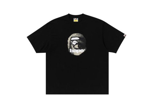 BAPE Ape Head Relaxed Fit Tee Black