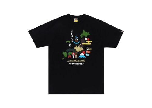 BAPE Japan Culture Tee Black