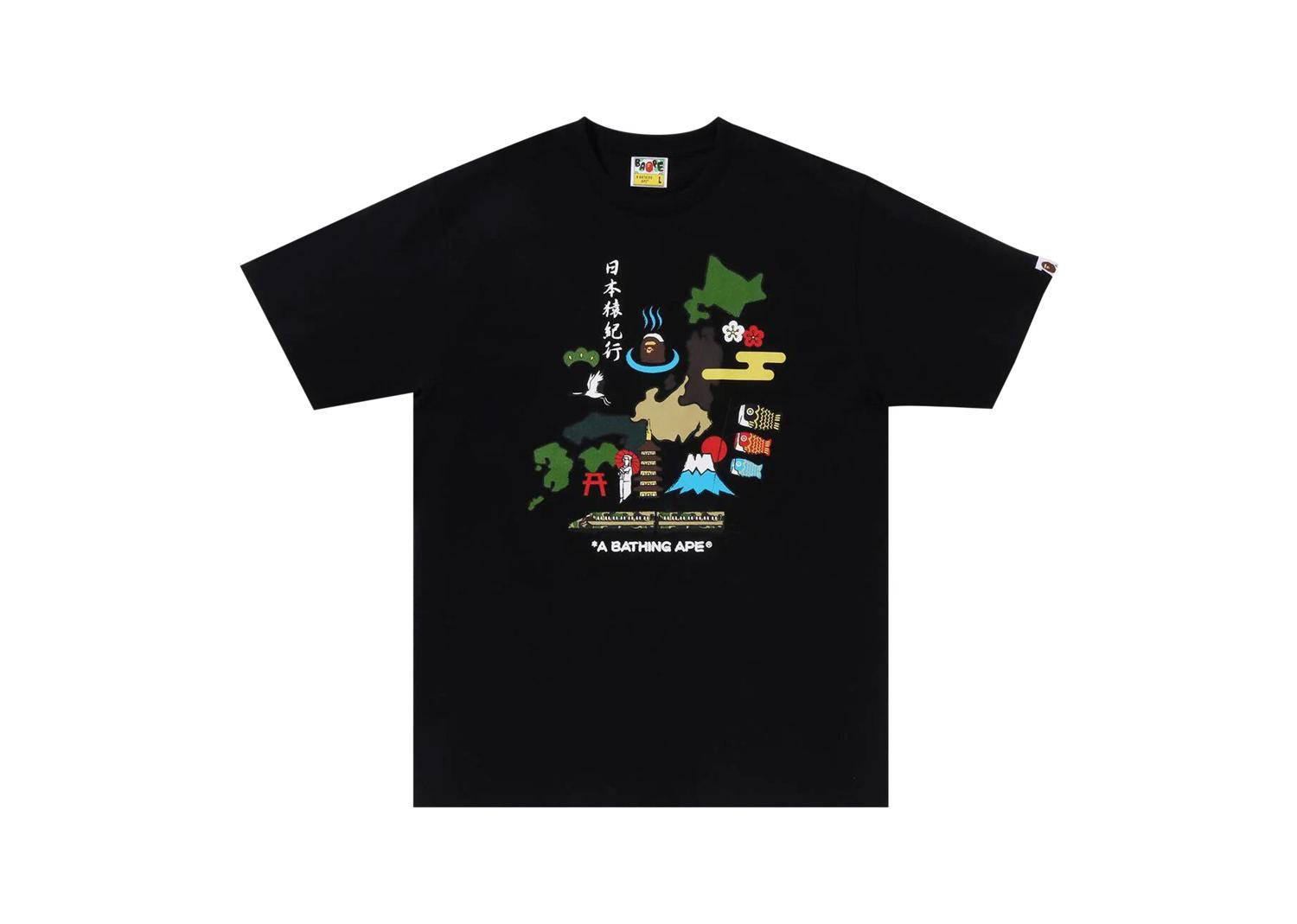 BAPE Japan Culture Tee Black