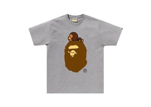 BAPE Milo On Big Ape Tee Gray