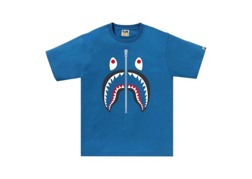BAPE Shark Tee Dark Blue