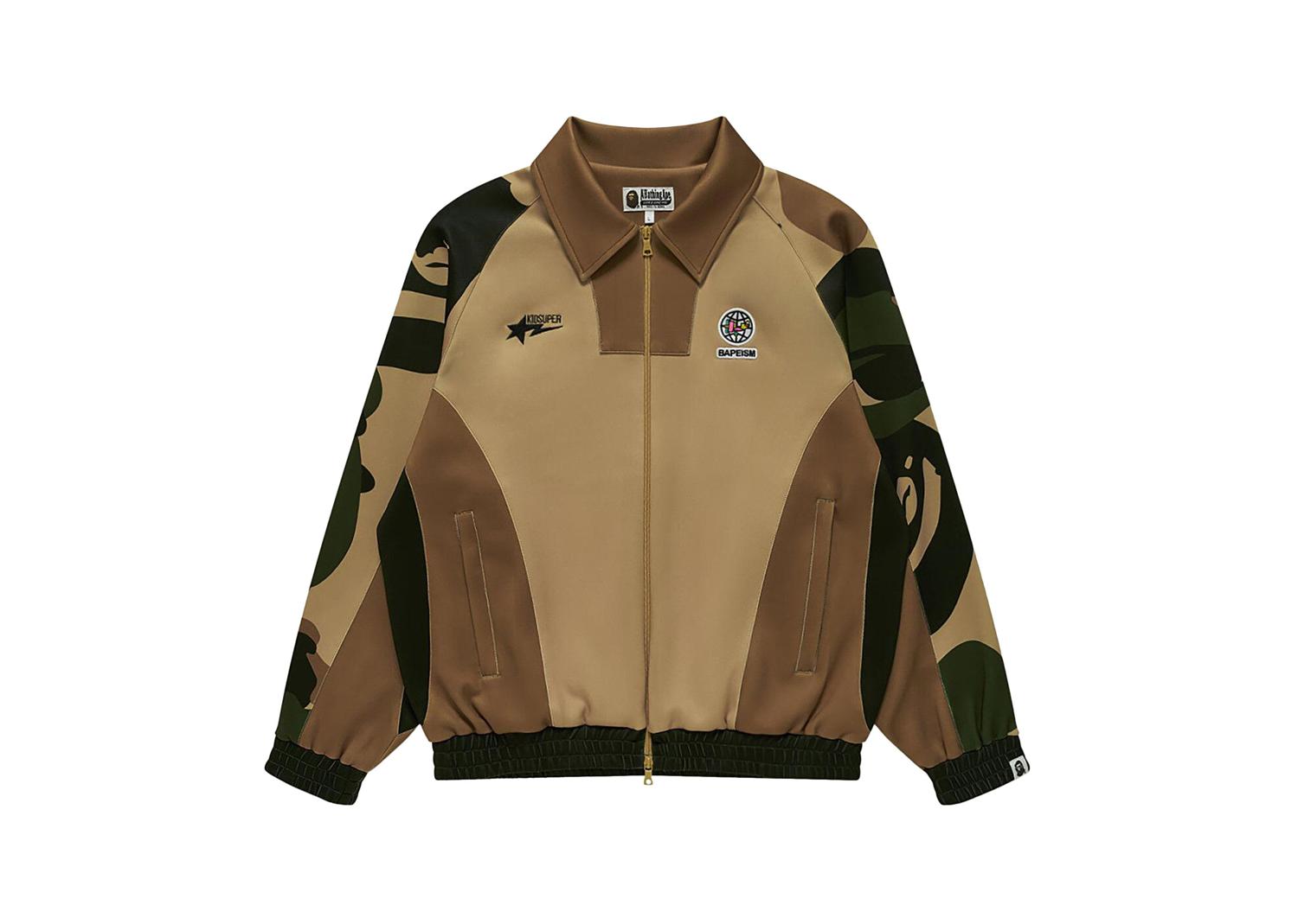 BAPE x KidSuper Patchwork Track Jacket Green