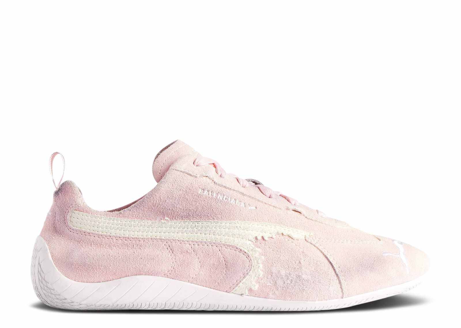 Balenciaga x Puma Speedcat Suede Distressed Pink White 847146