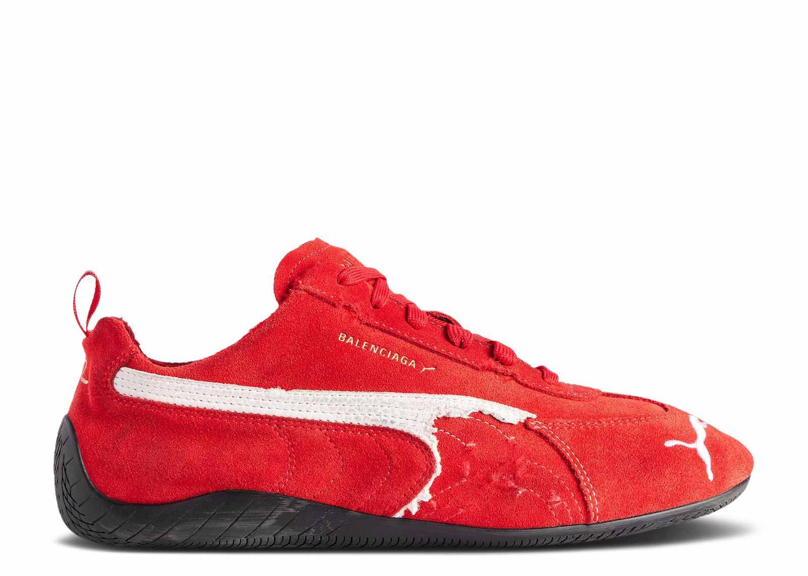 Balenciaga x Puma Speedcat Suede Distressed Red White 847146