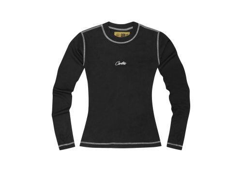 Corteiz Women's Mesh Longsleeve Black