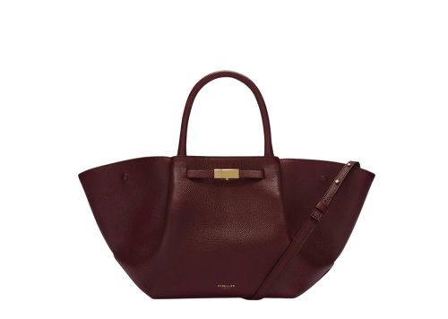 DeMellier The Midi New York Burgundy Small Grain