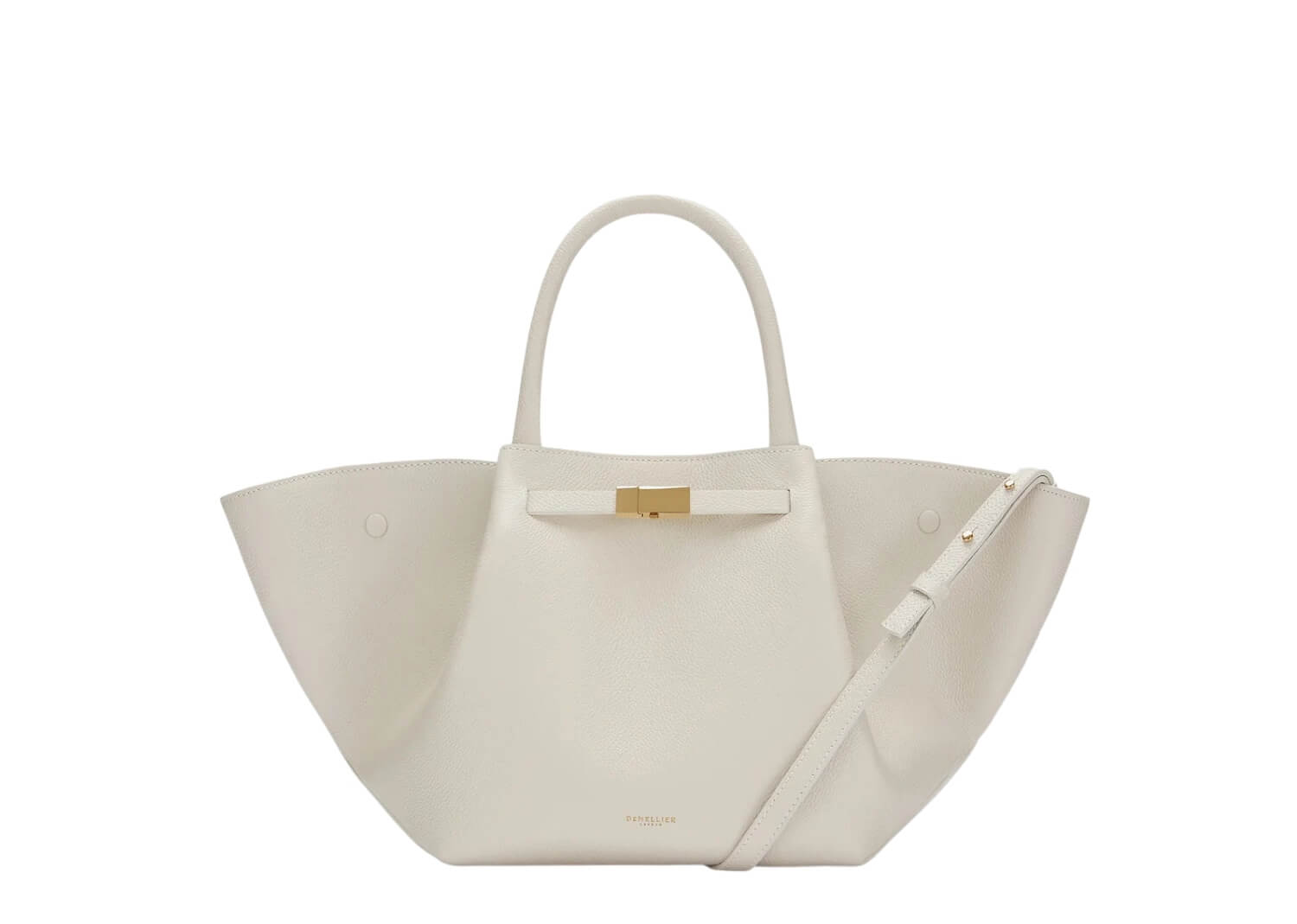 DeMellier The Midi New York Off-White Small Grain