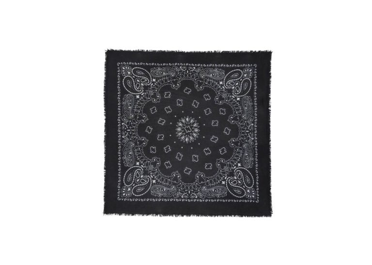 KUJTEN SMALL BANDANA HACHI SNOWFLAKE STEEL BLUE main image 0