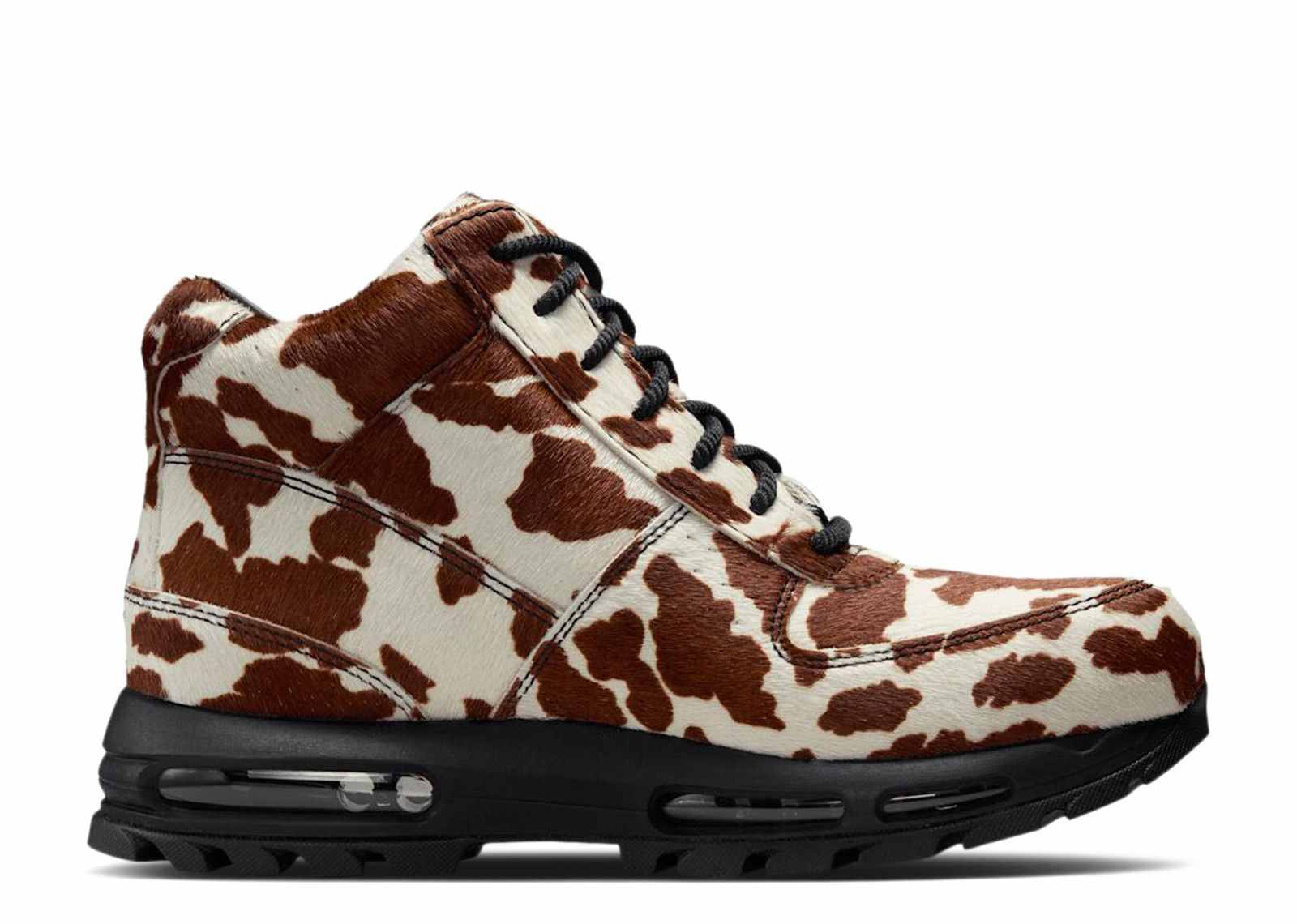 Nike Air Max Goadome Sail Cacao Wow Cow Print Pony Hair IO4635-100