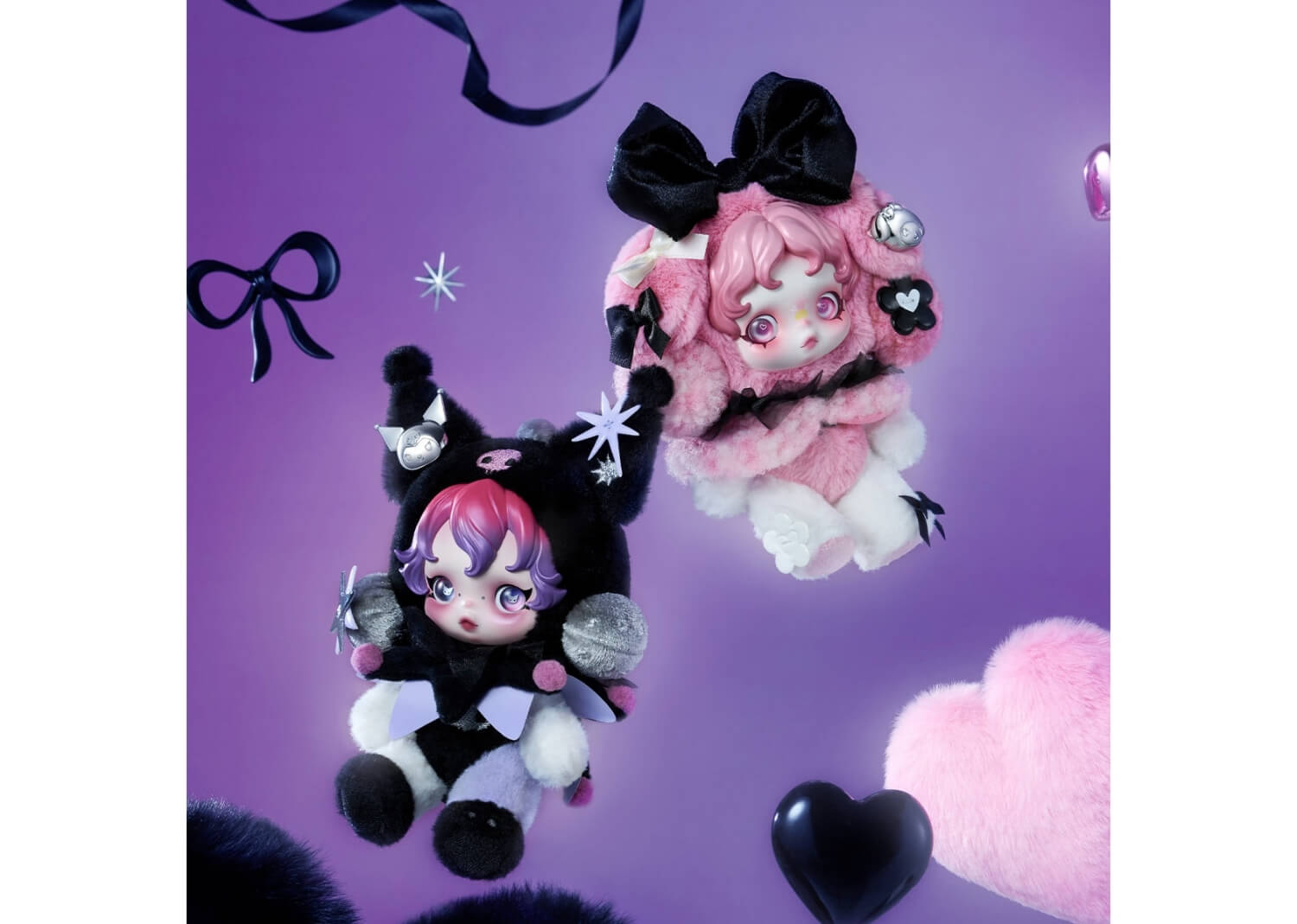 SKULLPANDA × MY MELODY 正規品保証 SKULLPANDA × MY MELODY ぬいぐるみペンダント マイ