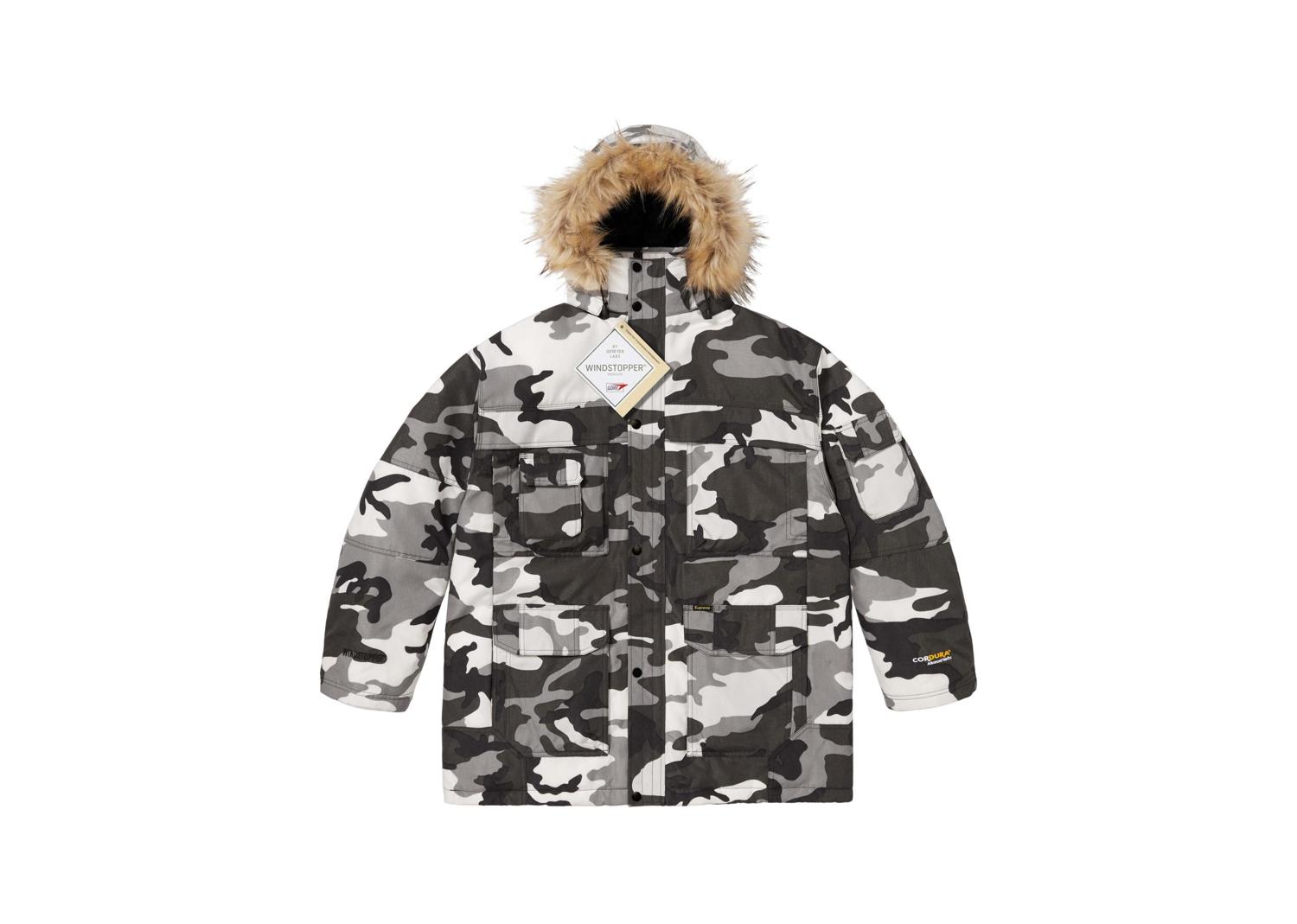 Supreme Cordura Snorkel Coat Snow Camo