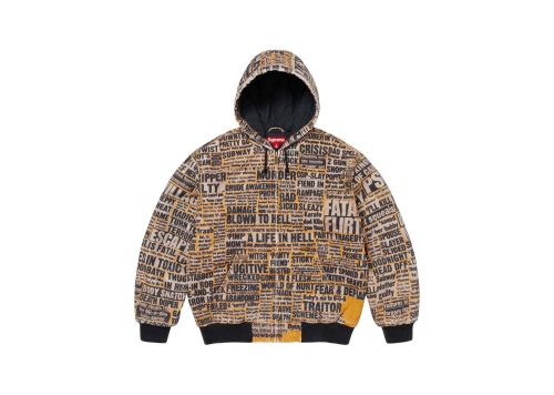 Supreme Dash Snow Hooded Work Jacket Multicolor